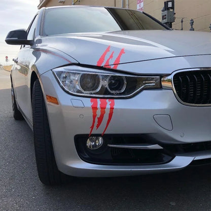 Stickers 40CM 12CM Monster Scratch Claw Marks Funny Carbon