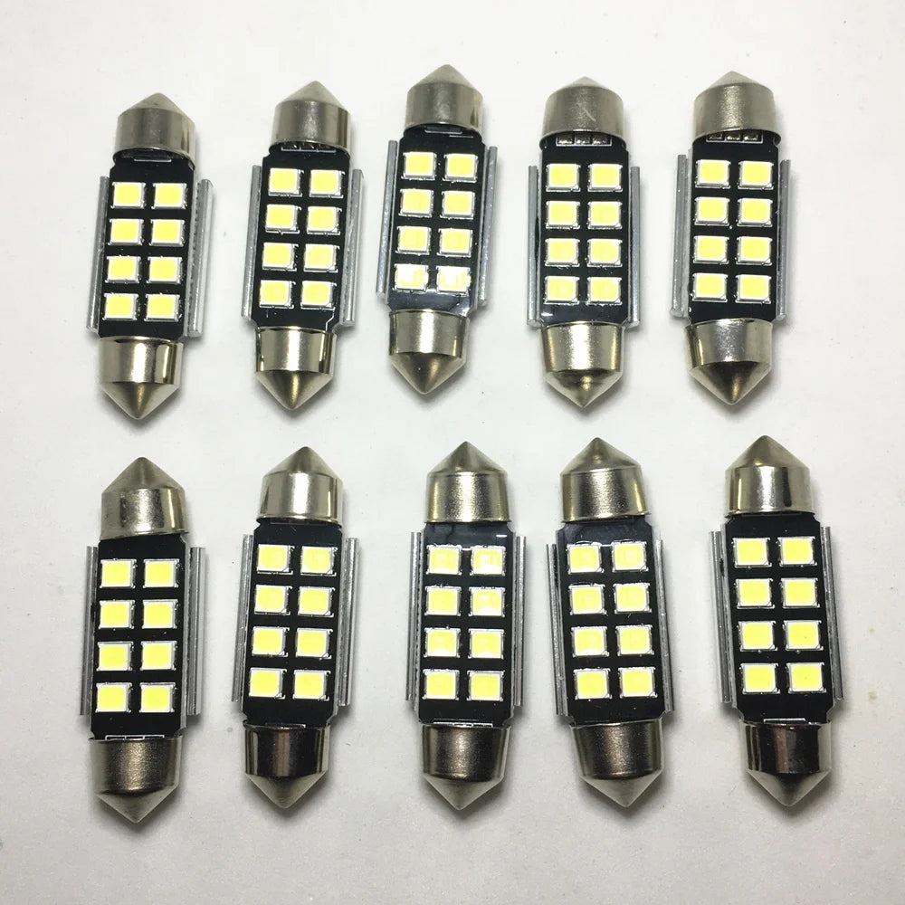 10PCS Festoon 31MM 36MM 39MM 41MM Canbus C5W Error