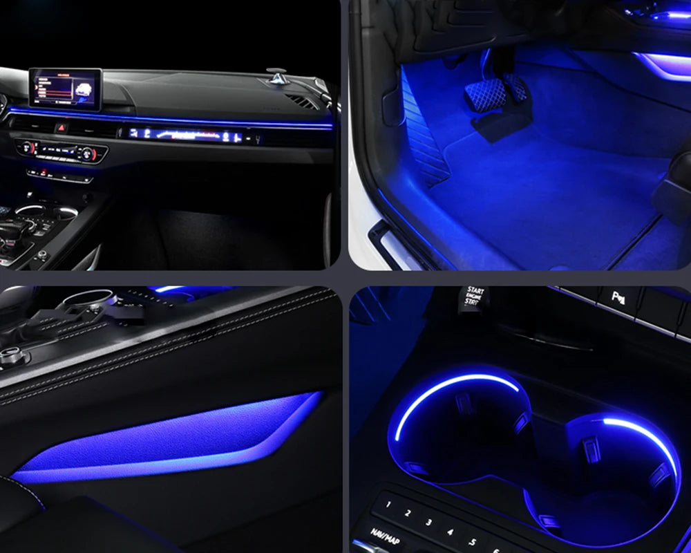 For Audi A4 B9 A5 2017 2018 2019 2020 Colors Interior Atmosphere