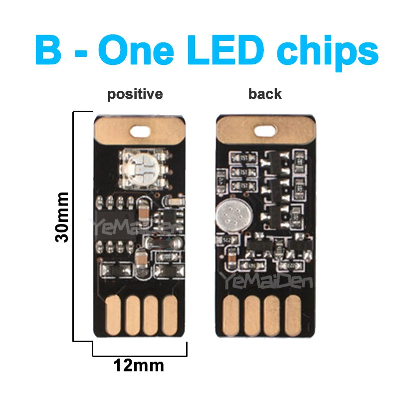 Interior USB Atmosphere Music Adjustment Lighting Plug Play Decor