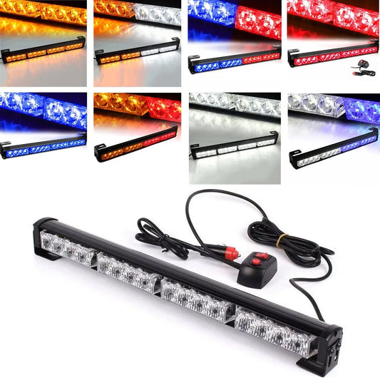 16LED Strobe Cars Van Truck Flashing Warning Signal Windshield
