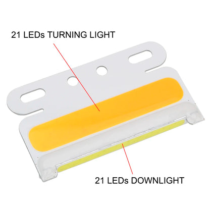 10PCS 24V Cob Truck Turn Signal Side Marker Trailer