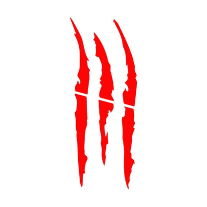 Stickers 40CM 12CM Monster Scratch Claw Marks Funny Carbon