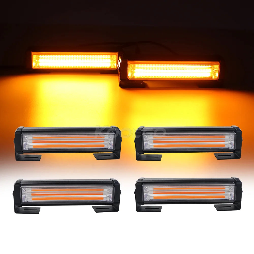 40W 80W Cob Front Grille Strobe Lightbar Fire Truck