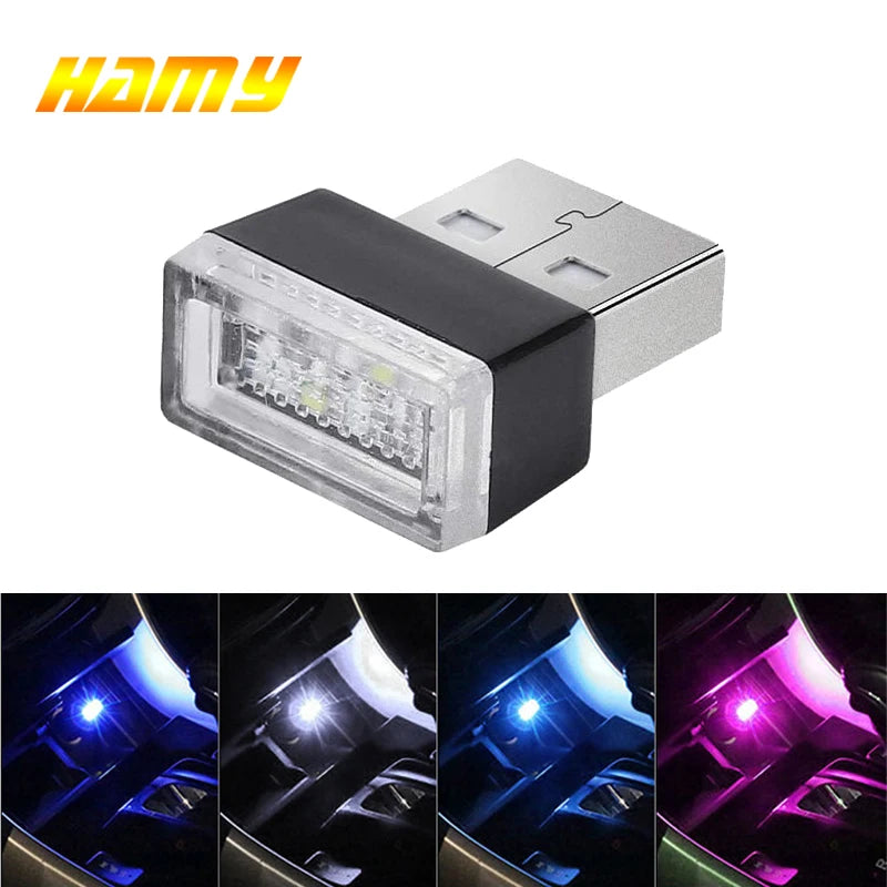 USB Interior Atmosphere Lamps MINI Portable Ambient Lighting Kit