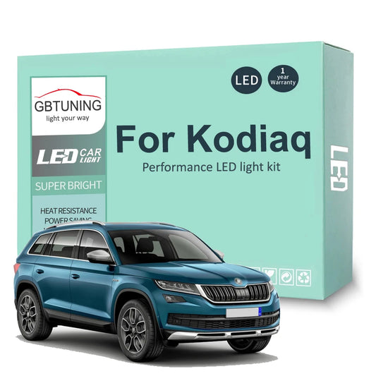 For Skoda Kodiaq 2016 2017 2018 11PCS Interior Bulb Kit 2019