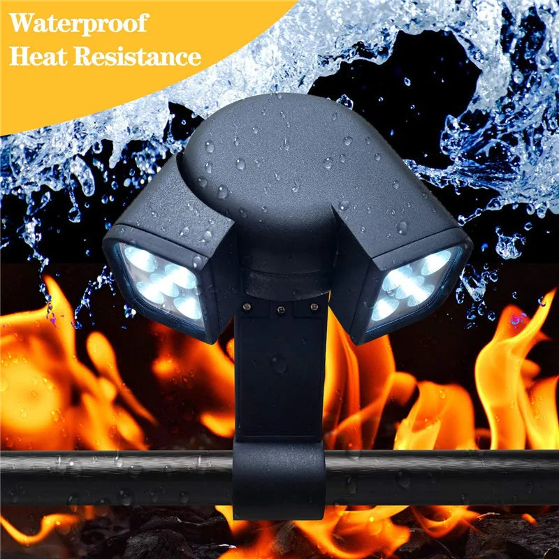 For Bbq Super-Bright Flexible Portable Rotatable Double Head