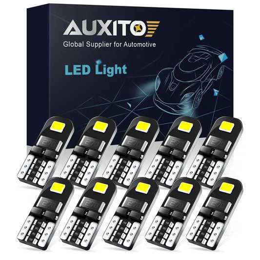 For Mercedes-Bens BMW Audi Ford 6000K Auxito 10PCS W5W T10