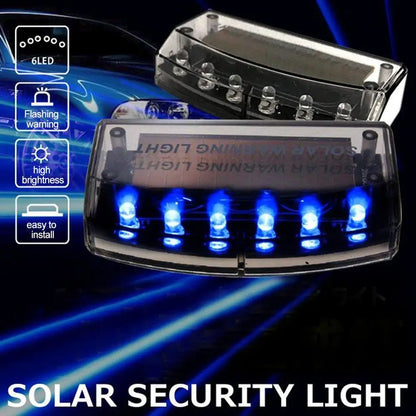 2019 Alarm Solar Power Simulated Warning Strobe anti-theft
