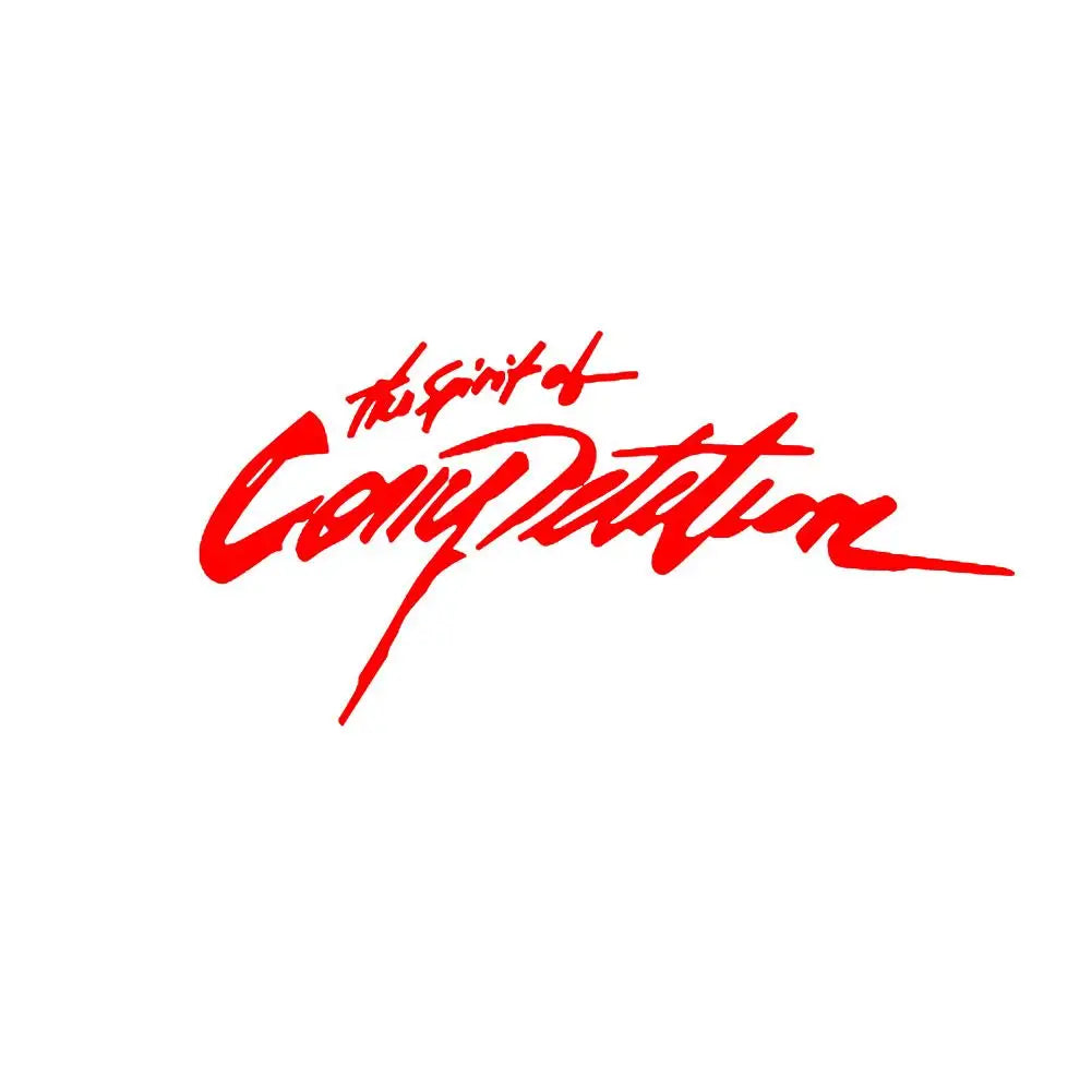 Spirit Competition Letter Reflective Racing Sticker Vinyl