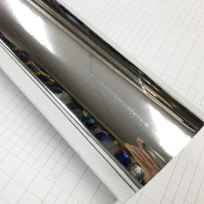 50CM 200 300 400 500CM Strechable Chrome Mirror Silver