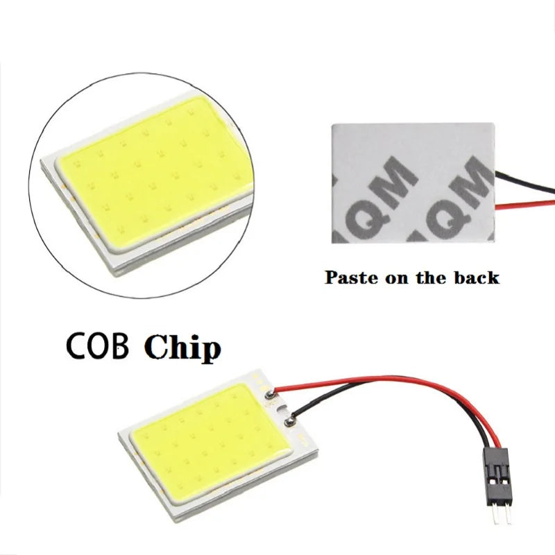 White Ice Blue T10 W5W Cob 24SMD 36SMD 48SMD