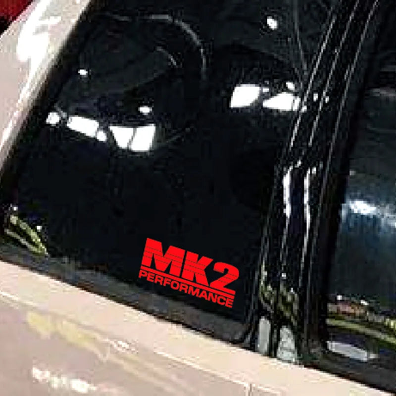 For MK2 Performance 16cmx6cm Xy Stickers Vinyl Decals Rear
