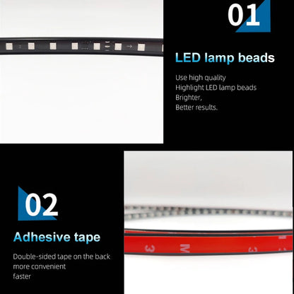 24V Truck Colorful Flashing Ambient Lighting Atmosphere Night