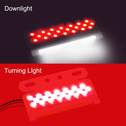 10PCS 24V Cob Truck Turn Signal Side Marker Trailer