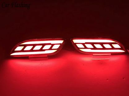 For Jeep Compass 2017 2018 2019 Flashing 1SET Reflector Rear