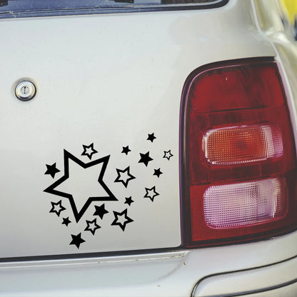 12CM Fashion Shooting Stars Vinyl Reflective Sticker Bumper