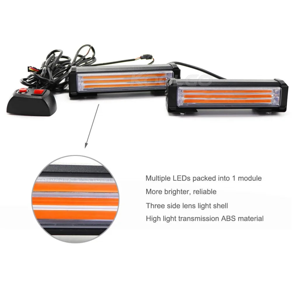 40W 80W Cob Front Grille Strobe Lightbar Fire Truck