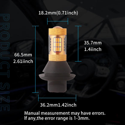 For Turn Signal Lights Daytime Running 1SET py21w bau15s 1156