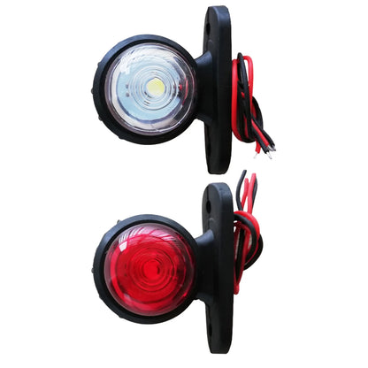 For Trailer Tractor Clearance Light Red 2PCS Position Truck Rear