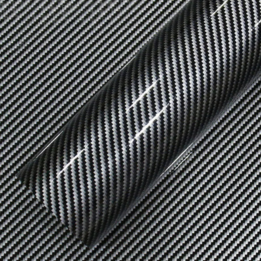 Black Glossy Vinyl Wrap Self Adhesive 2D 3D 5D