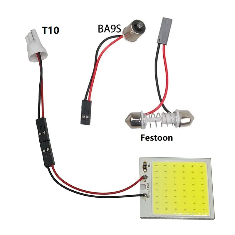 White Ice Blue T10 W5W Cob 24SMD 36SMD 48SMD