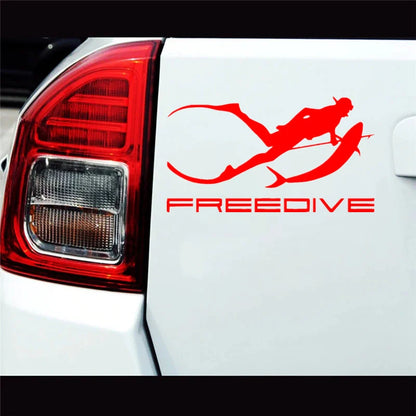 CK3343 Dive Vinyl Sticker Waterproof Cool Removable Decal