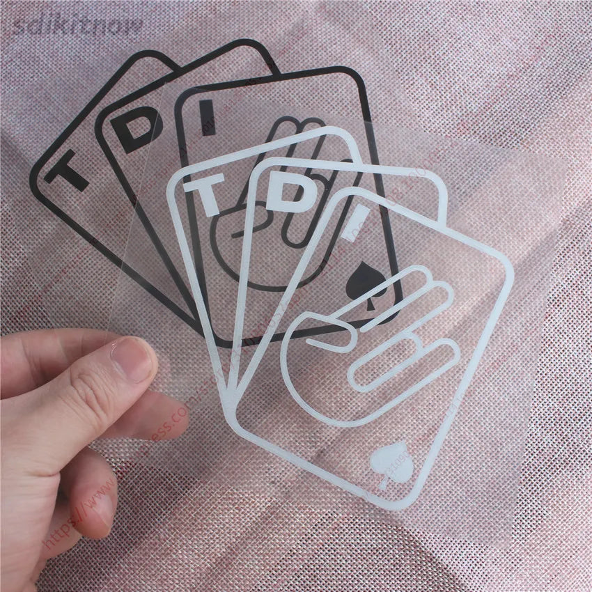 For Volkswagen VW Polo Golf Jetta Fashion Poker Card Sticker