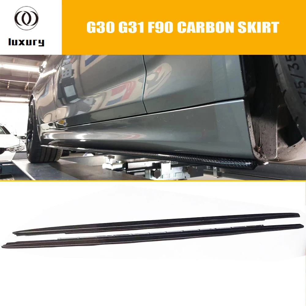 For BMW F90 M5 & G30 Mp Carbon Fiber Side Bumper Extendsion