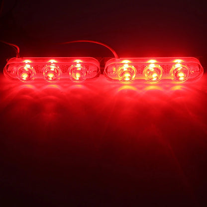 Pair Strobe Flasher Flash Stroboscopes Signal Warning Motorcycle