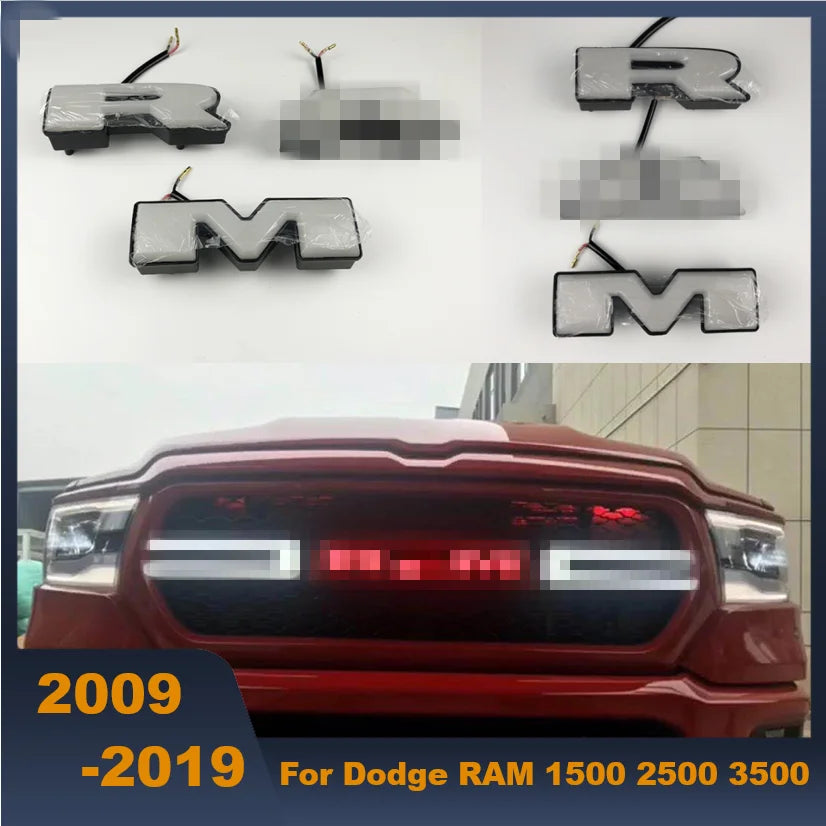 For Dodge Ram 1500 2500 3500 Front Grill Letters Ram Logo