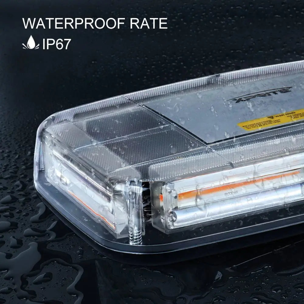 Cob Rooftop Strobe Beacon Magnetic Base Safety Warning Emergency