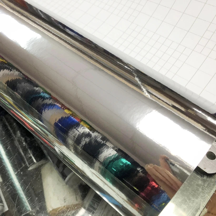 50CM 200 300 400 500CM Strechable Chrome Mirror Silver