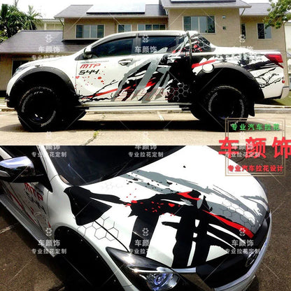 For Ford Raptor F150 Pull Flower Body Modification Full Stickers