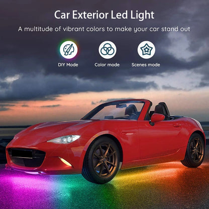 RGB Multicolor Flexible Flowing Underglow Underbody Waterproof