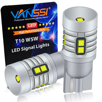 Vanssi 2PCS Super Bright 1000LM T10 W5W 194 Bulbs