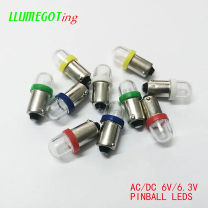 50PCS ba9s T4W Round Clear Dome 2X 5630SMD Various