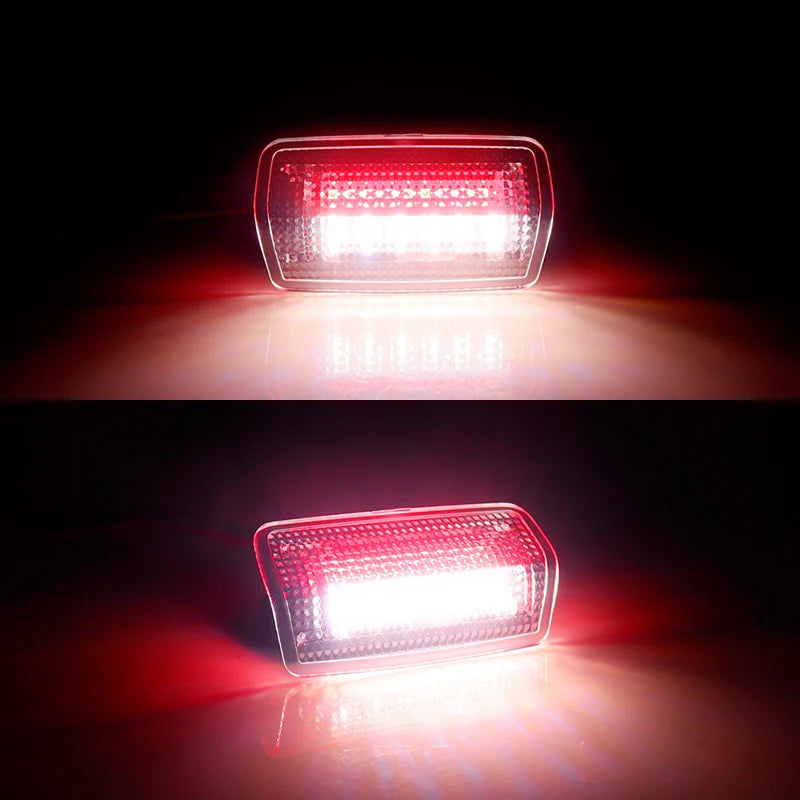 For Lexus Is Es Ls Rx 2PCS white+red Side Door Courtesy Gx Lx Gs