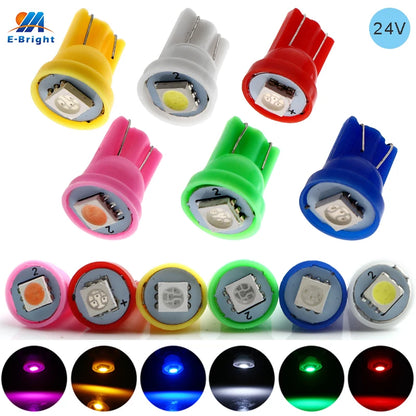 For Pinball 10PCS Colorful T10 5050 1SMD 194 168 W5W Side