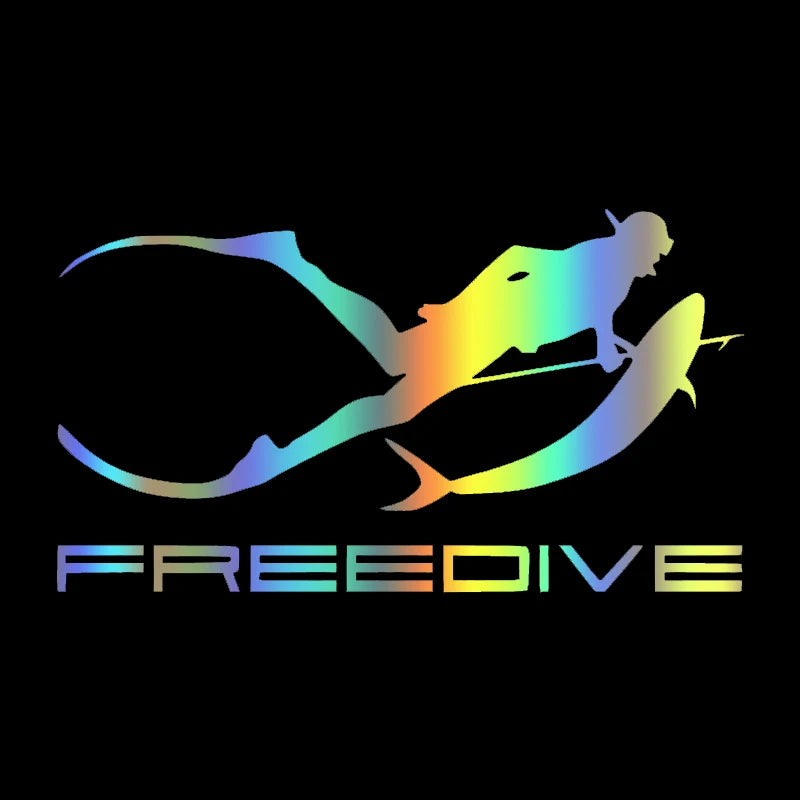 CK3343 Dive Vinyl Sticker Waterproof Cool Removable Decal