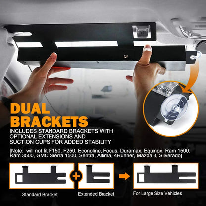 For Volunteer Vehicles Visor Strobe Bar Interior Windshield