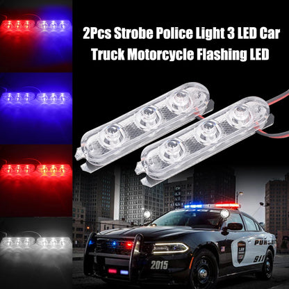 Pair Strobe Flasher Flash Stroboscopes Parking Signal Warning