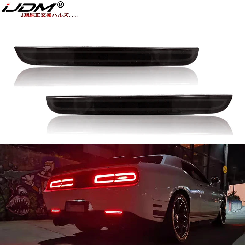 For 2015-up Dodge Challenger Function As Ijdm 3D Optic Full Rear