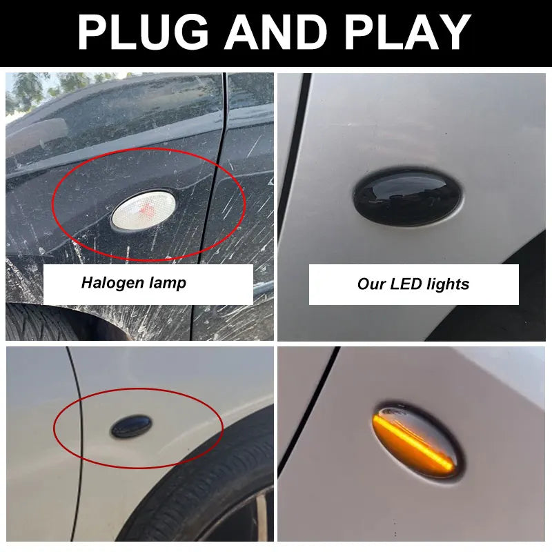 For Peugeot 307 206 Partner 407 Side Marker Turn Repeater Expert