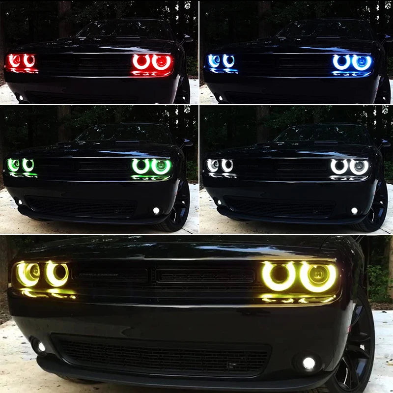 For Dodge Challenger Bluetooth APP Ultra Bright Multi Color Rgbw