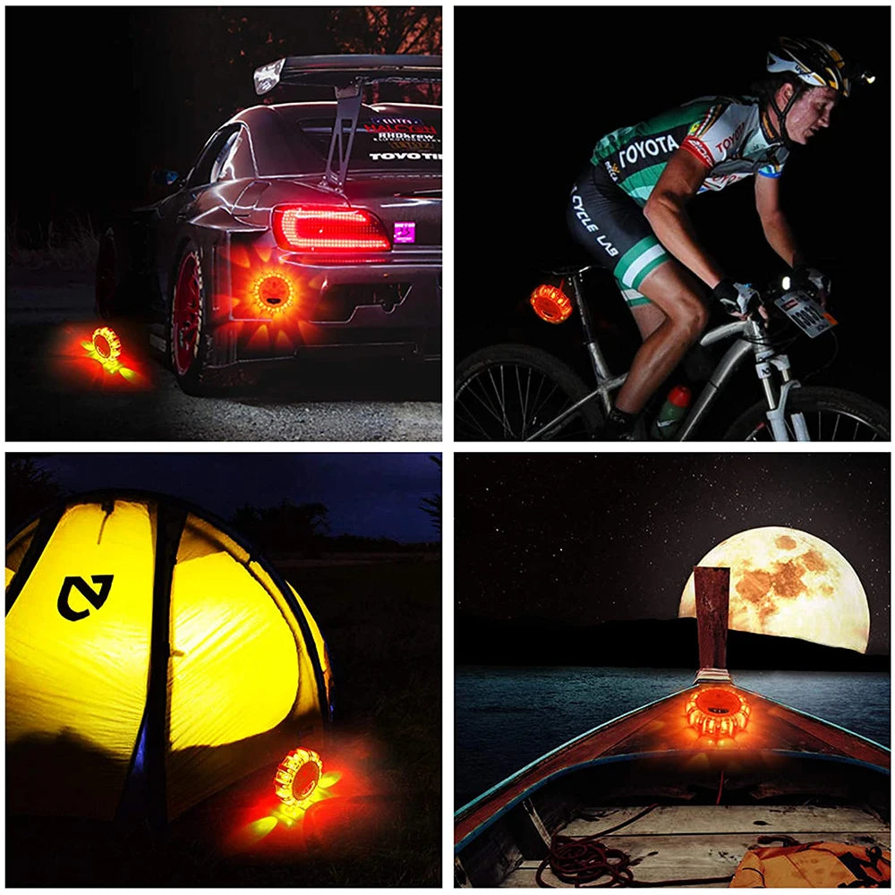 1PC 3PCS 6PCS 12 Flares Emergency Roadside Safety Beacon