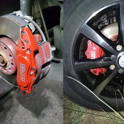 For BMW Mercedes Benz Audi VW 2PCS Aluminum Endless Brake