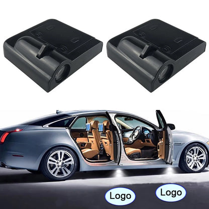 For Lada Dodge Opel Fiat 2PCS Door Welcome Projector Logo Ghost