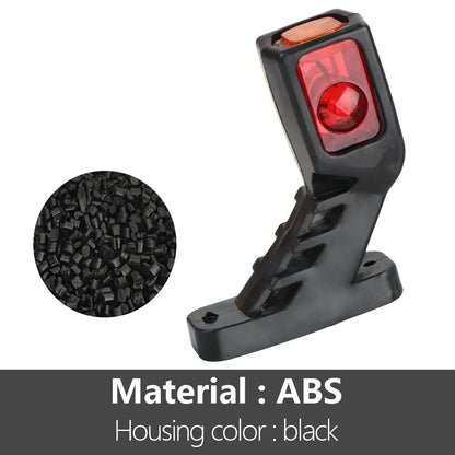 For Trailer Taillights Truck Van Lorry 12V 24V Side Marker