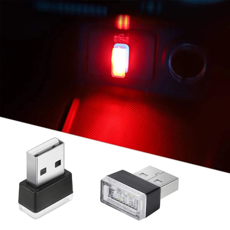 USB Interior Atmosphere Lamps MINI Portable Ambient Lighting Kit